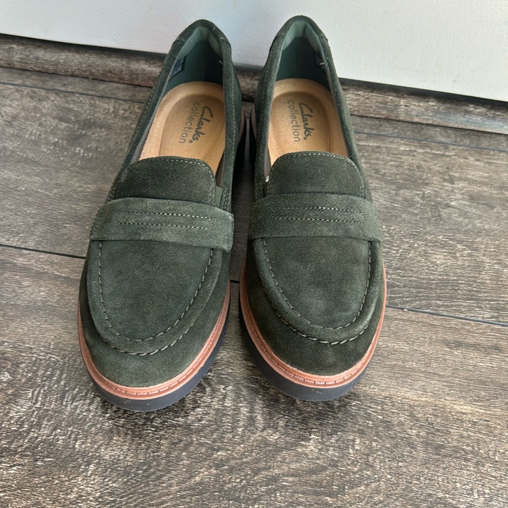 Clarks Suede Loafers Westlynn